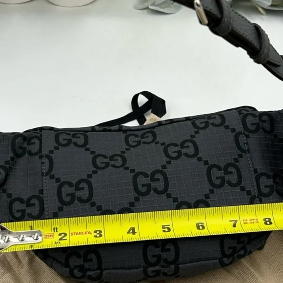 Gucci Unisex Jumbo GG nylon adjustable belt bag . 80mm - Picture 7 of 8